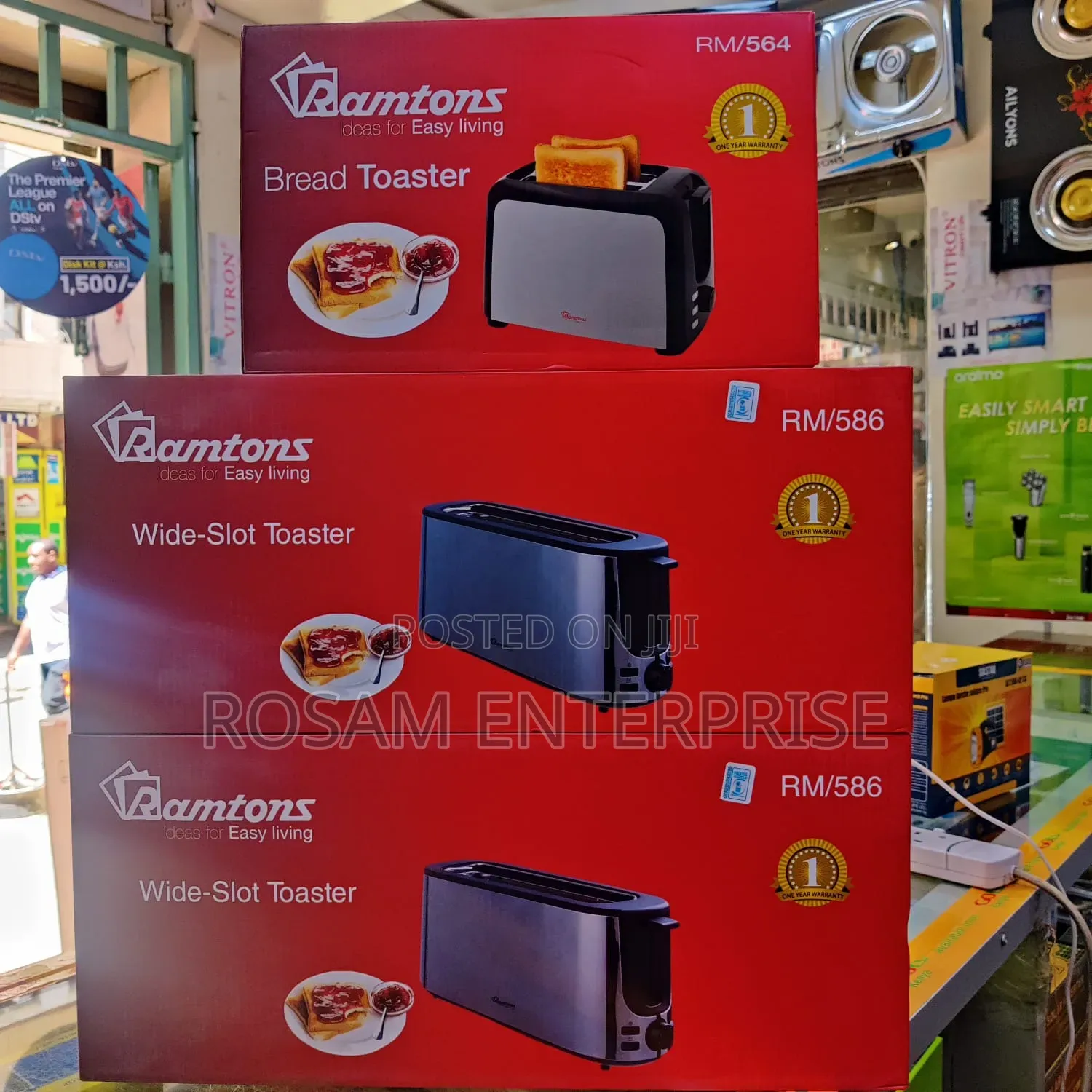 Ramtons Wide Slot Toaster