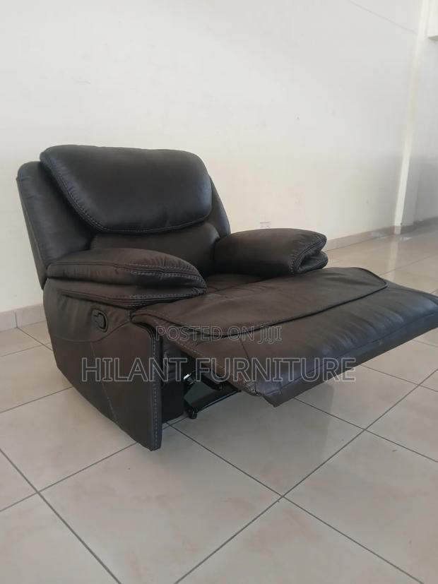 Soft Fabric 1-Seater Reclining Sofa. - thumbnail 3