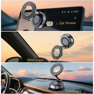 360° Magnetic Car Phone Holder – Strong Grip