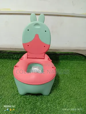 Ergonomic Bunny-Eared Toddler Potty Training Chair With Lid