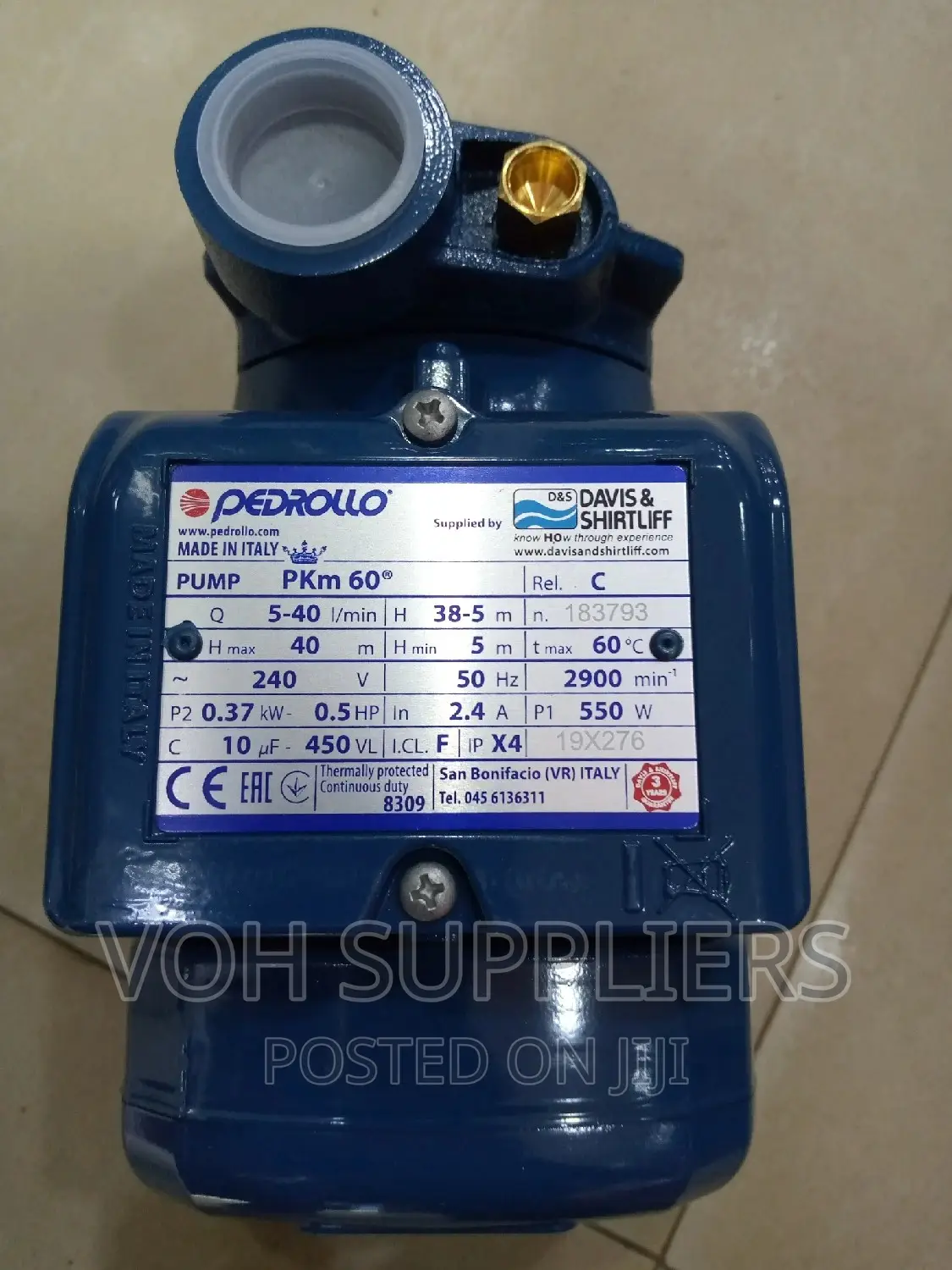 Pedrollo Water Pump