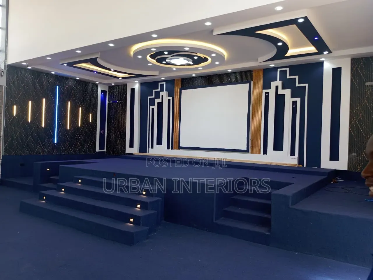 Blue Premium Carpet Blue Premium Carpet With Profesional Installation
