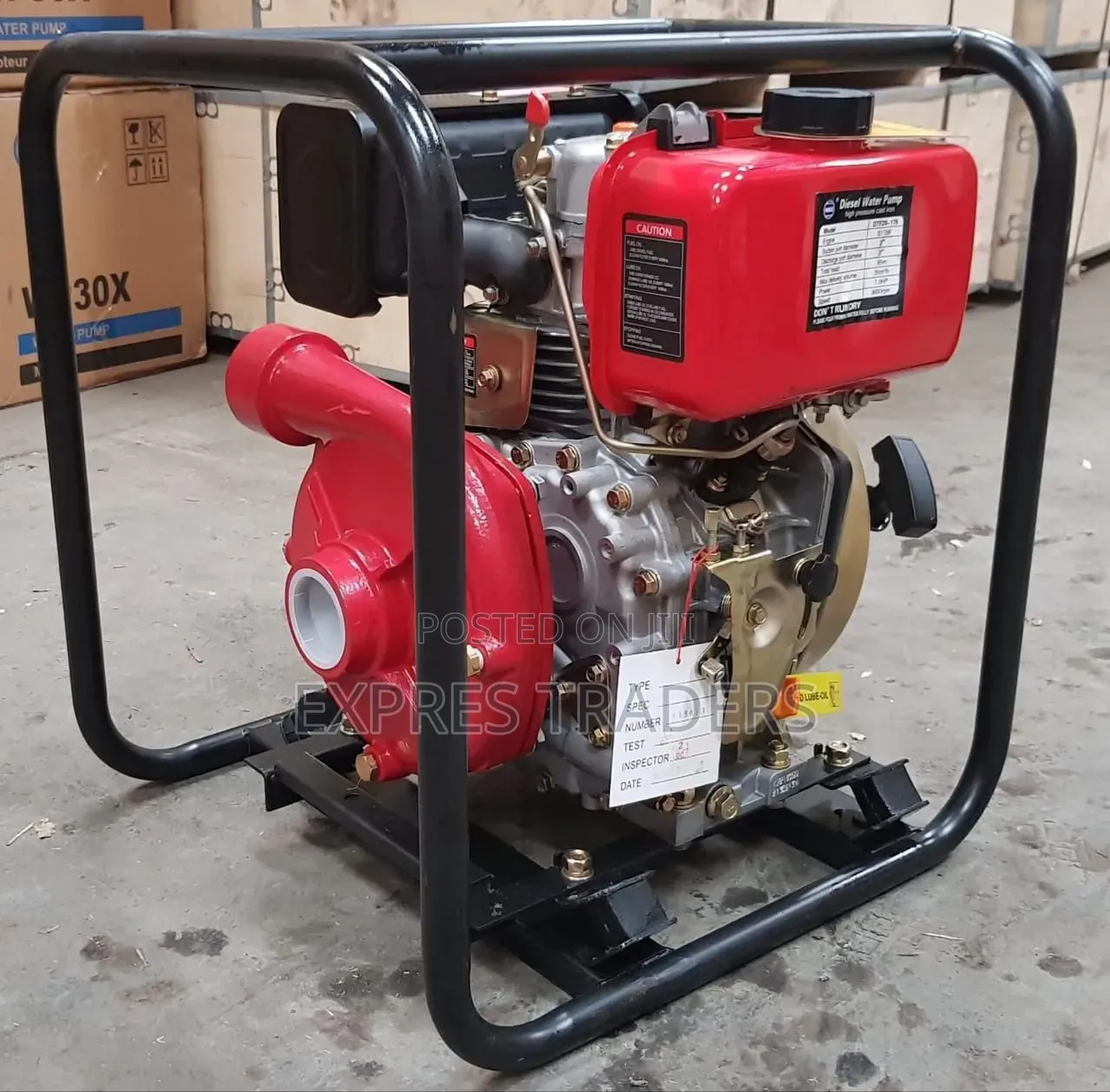 Diesel Water Pump 2"-7 HP