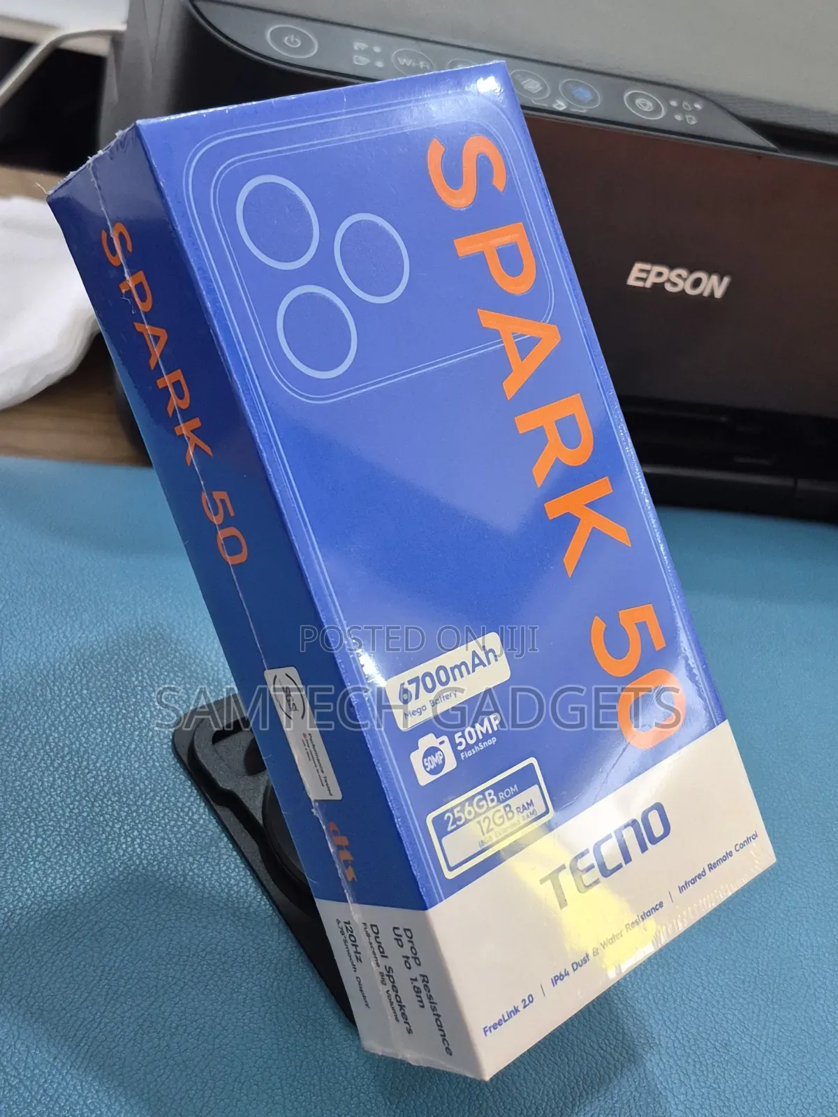 New Tecno Spark 50 128 GB Black