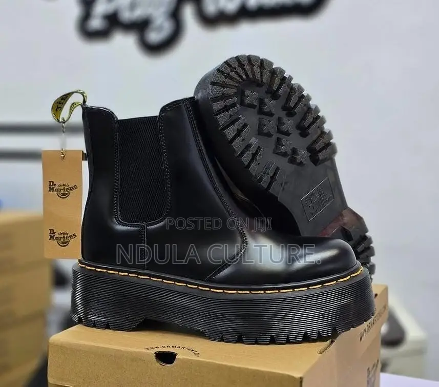 Dr. Martens 1460 Bex Smooth Leather Platform Boots