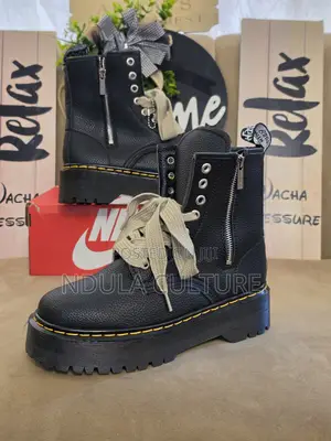 Dr. Martens 1460 Bex Smooth Leather Platform Boots