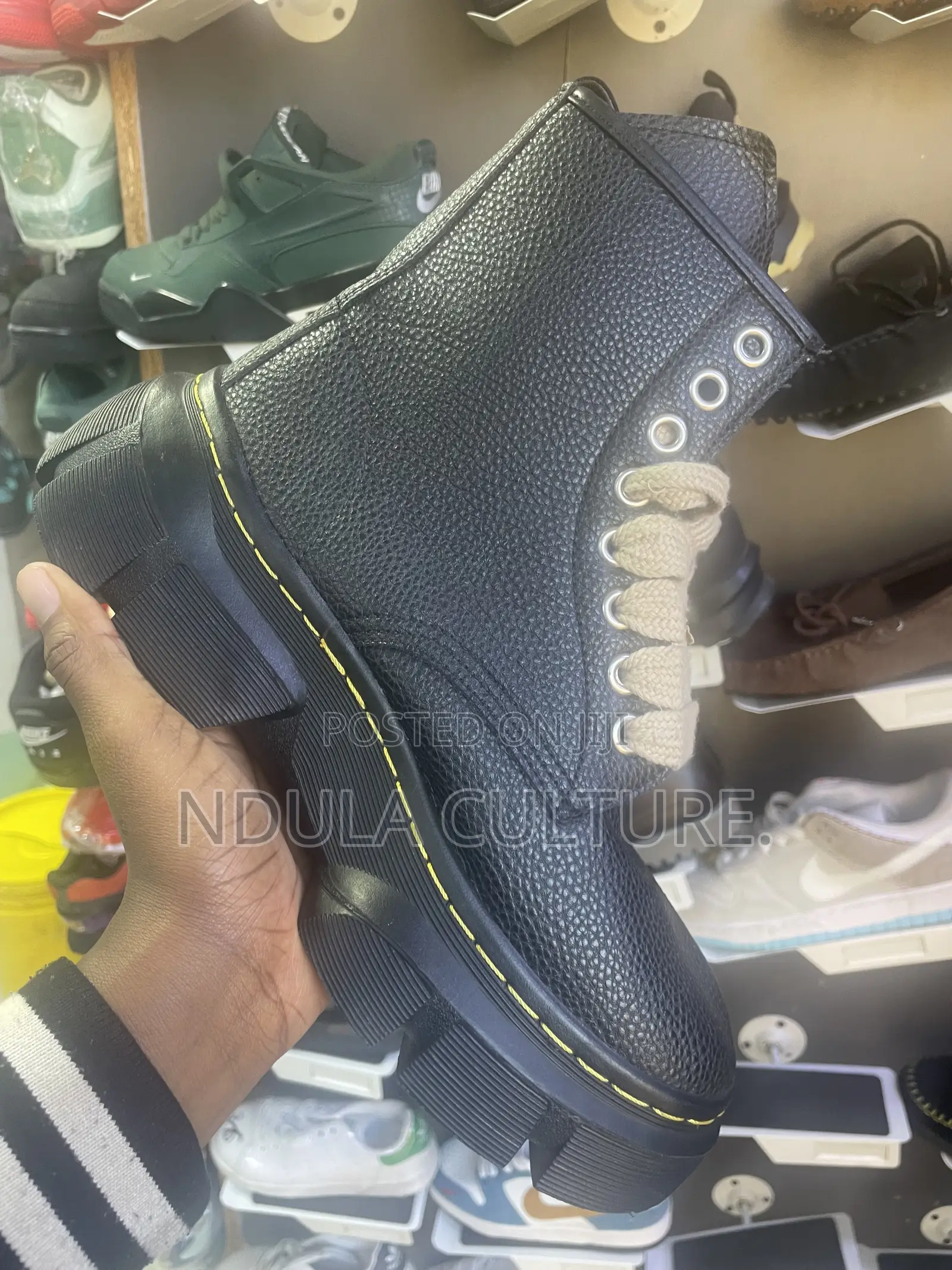 Dr. Martens 1460 Bex Smooth Leather Platform Boots