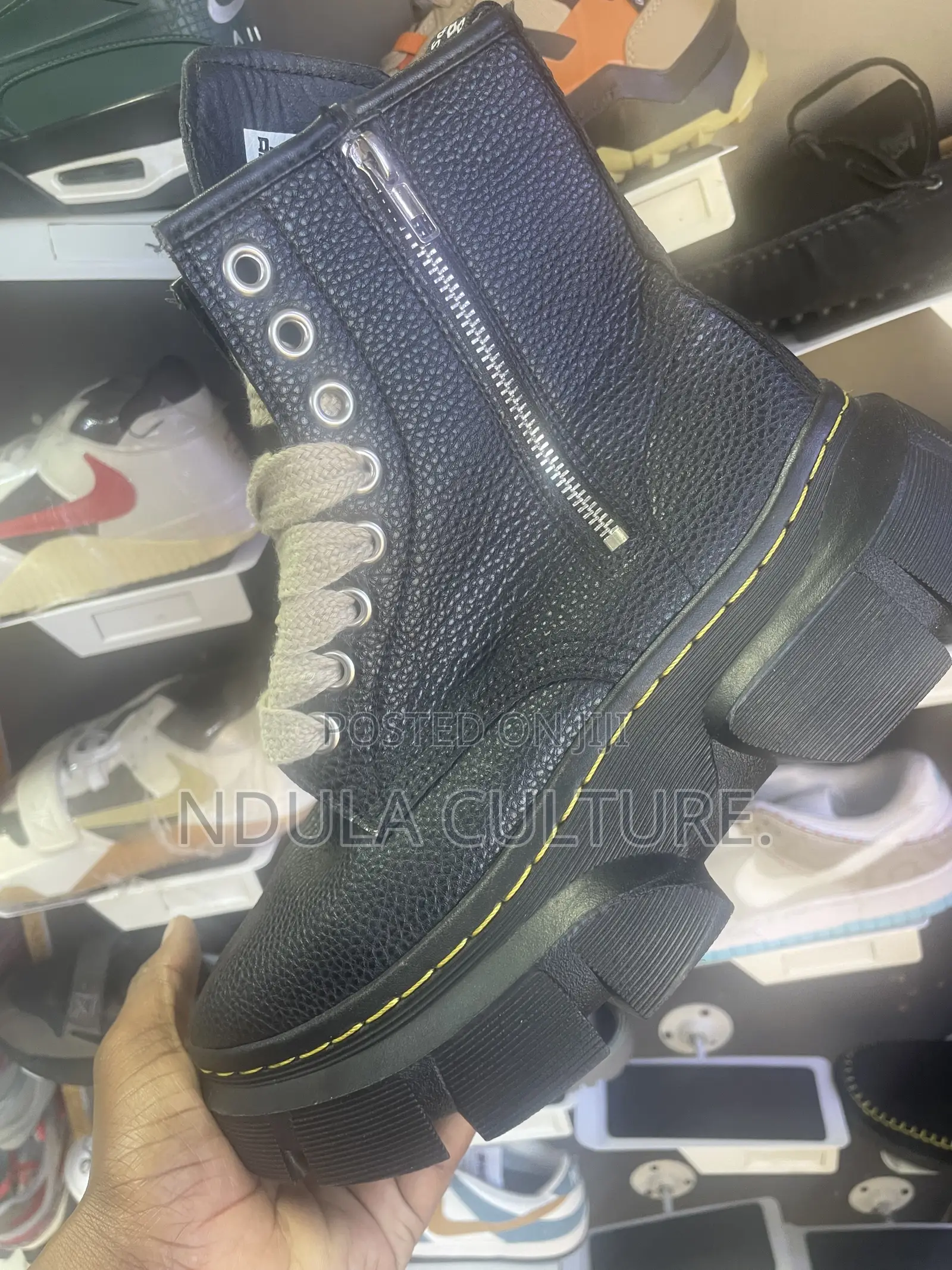 Dr. Martens 1460 Bex Smooth Leather Platform Boots