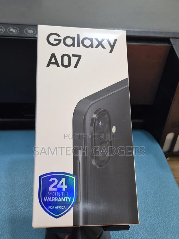New Samsung Galaxy A07 4G 64 GB Black - thumbnail 3