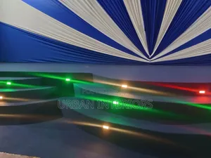 Premium Blue Carpet Premium Blue Carpet Installation With Lights