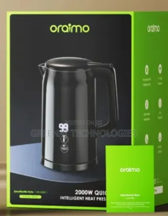 Oraimo SmartKettle Byte 2000W Electric Kettle Stainless Steel Smart