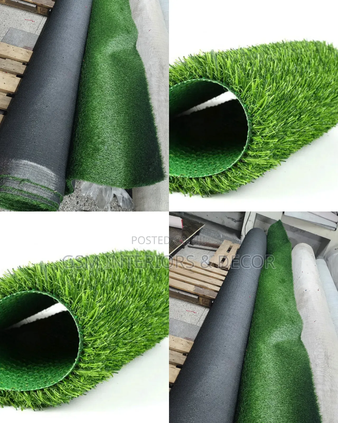 Romovable Artificial Green Grass Carpets on Rented Spaces
