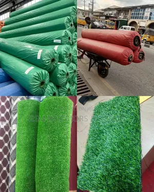 Artificial Grren Grass Carpets in Rolls for Wholesale Clients