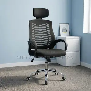 Swivel Headrest Secretary Chair.