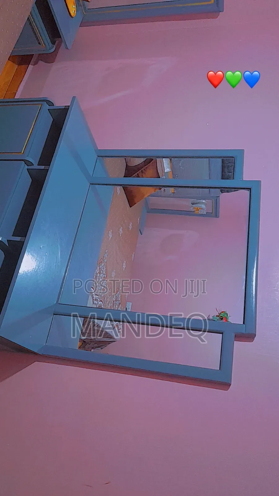 Bed and Mirror
