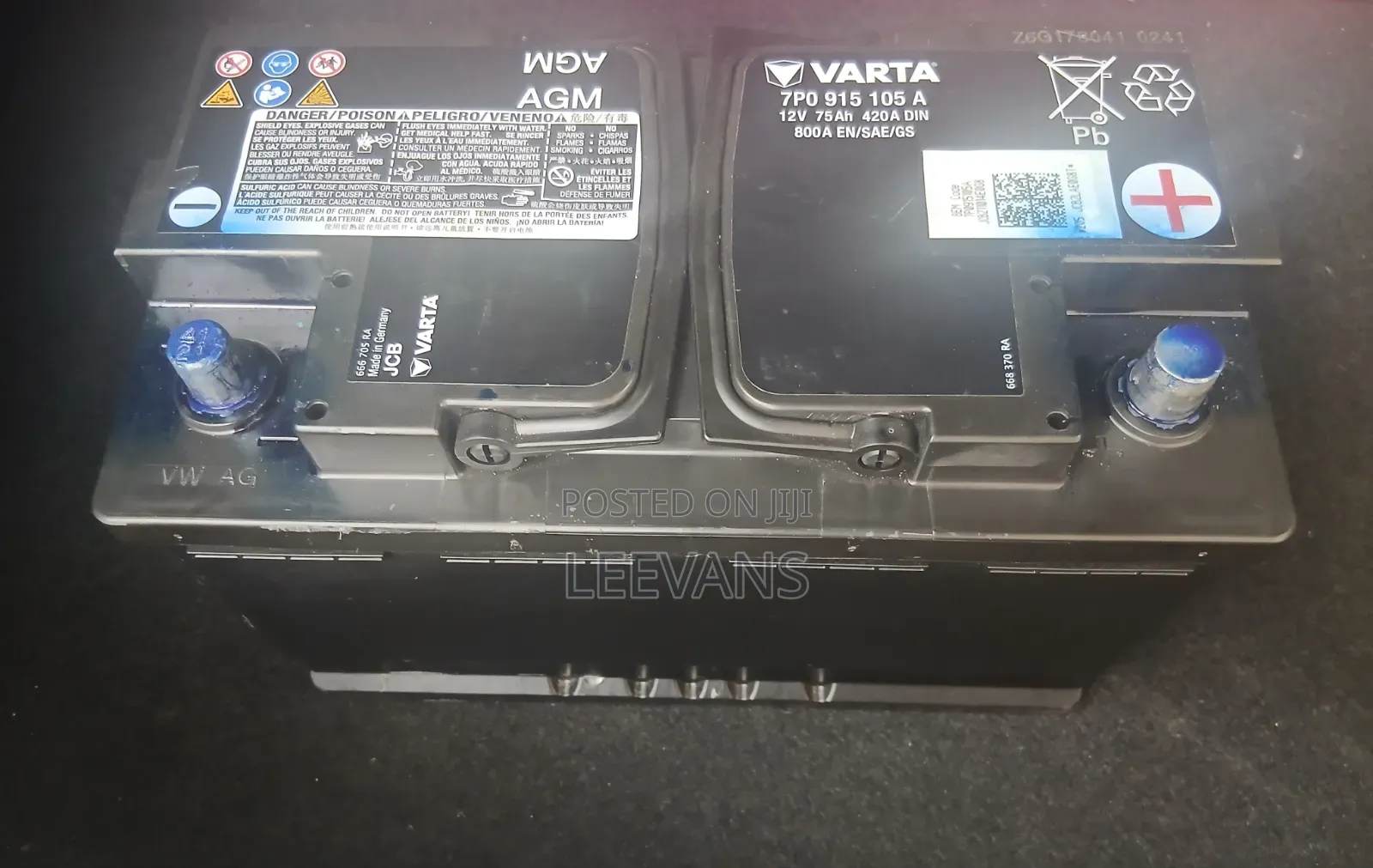 Original Volkswagen Touareg Battery