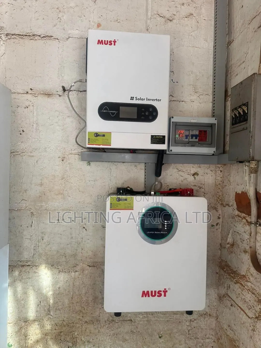 Must 3.2kva - 5.12kwh Lithium - (6)600w Solar's - Free Installation