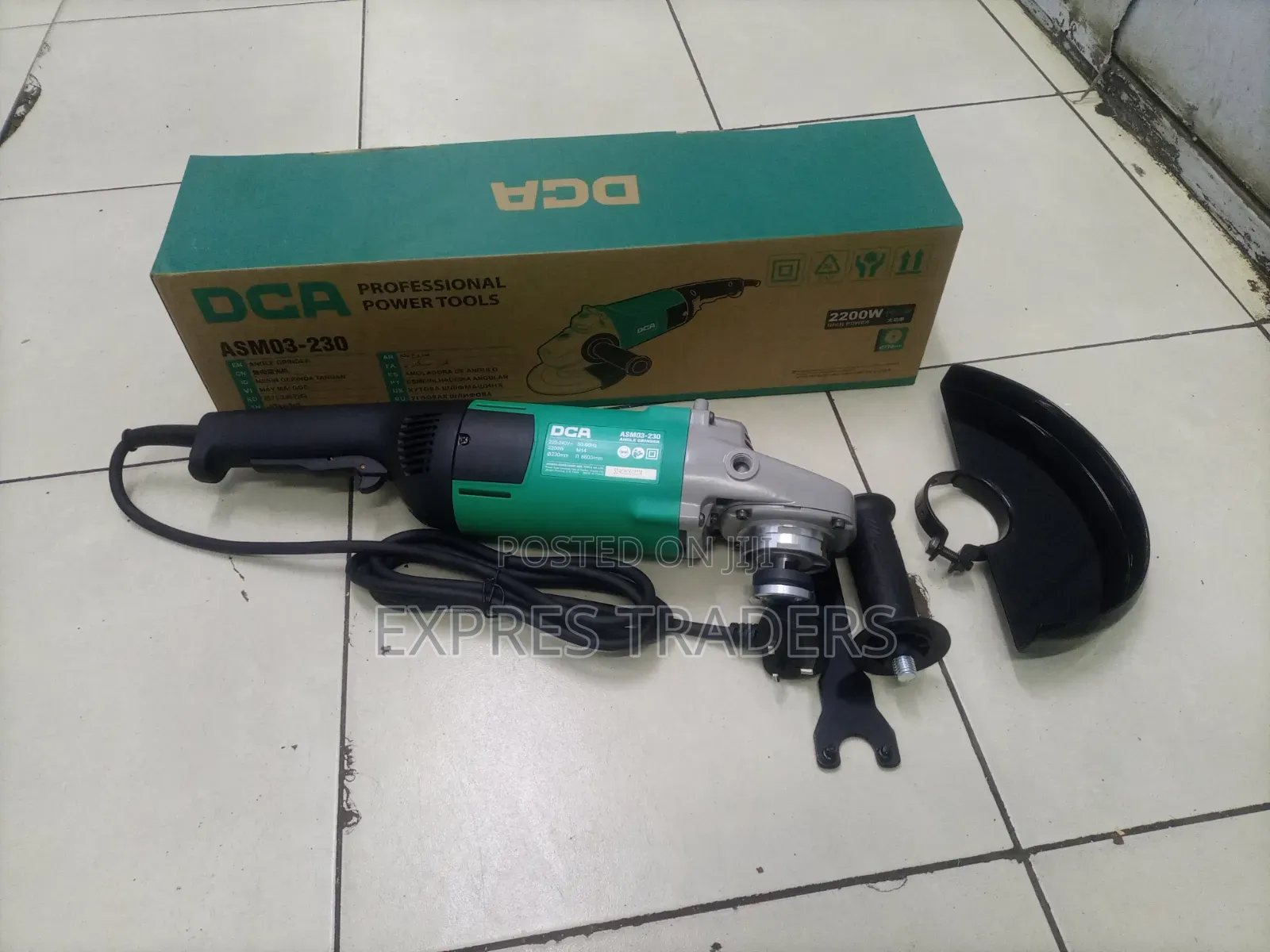  DCA 2200W Angle Grinder! ,9 "