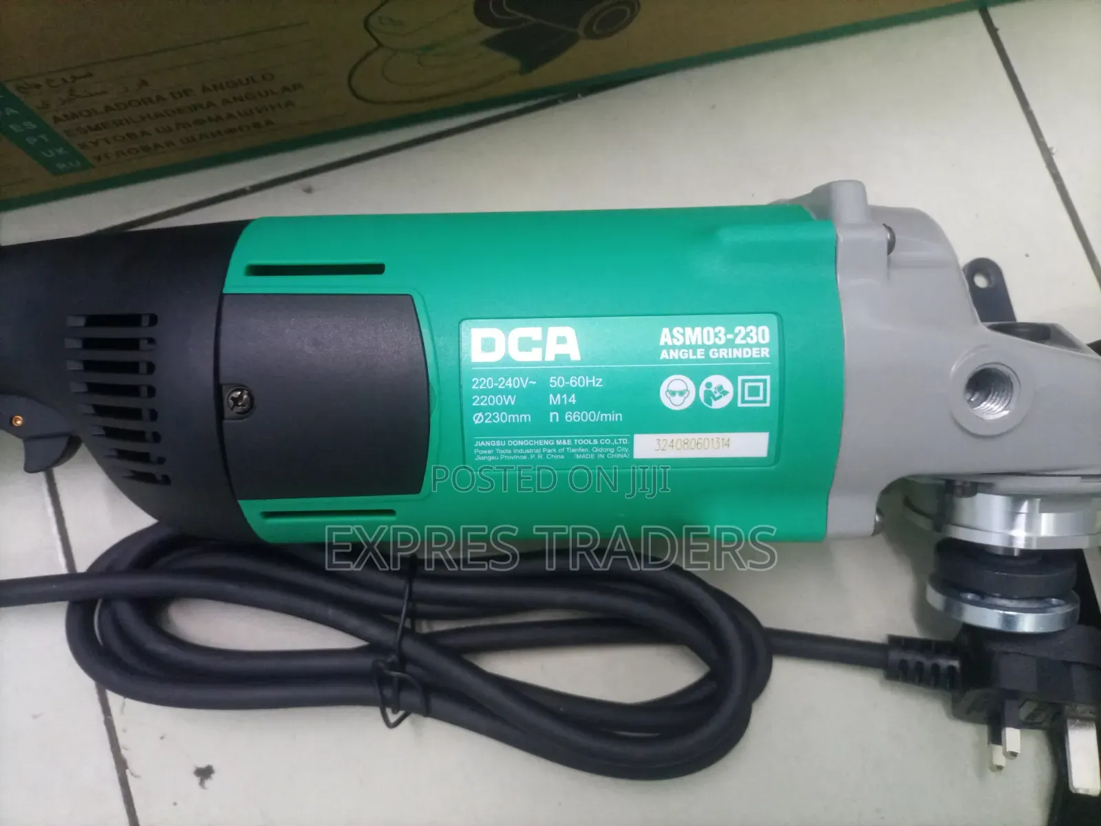  DCA 2200W Angle Grinder! ,9 "