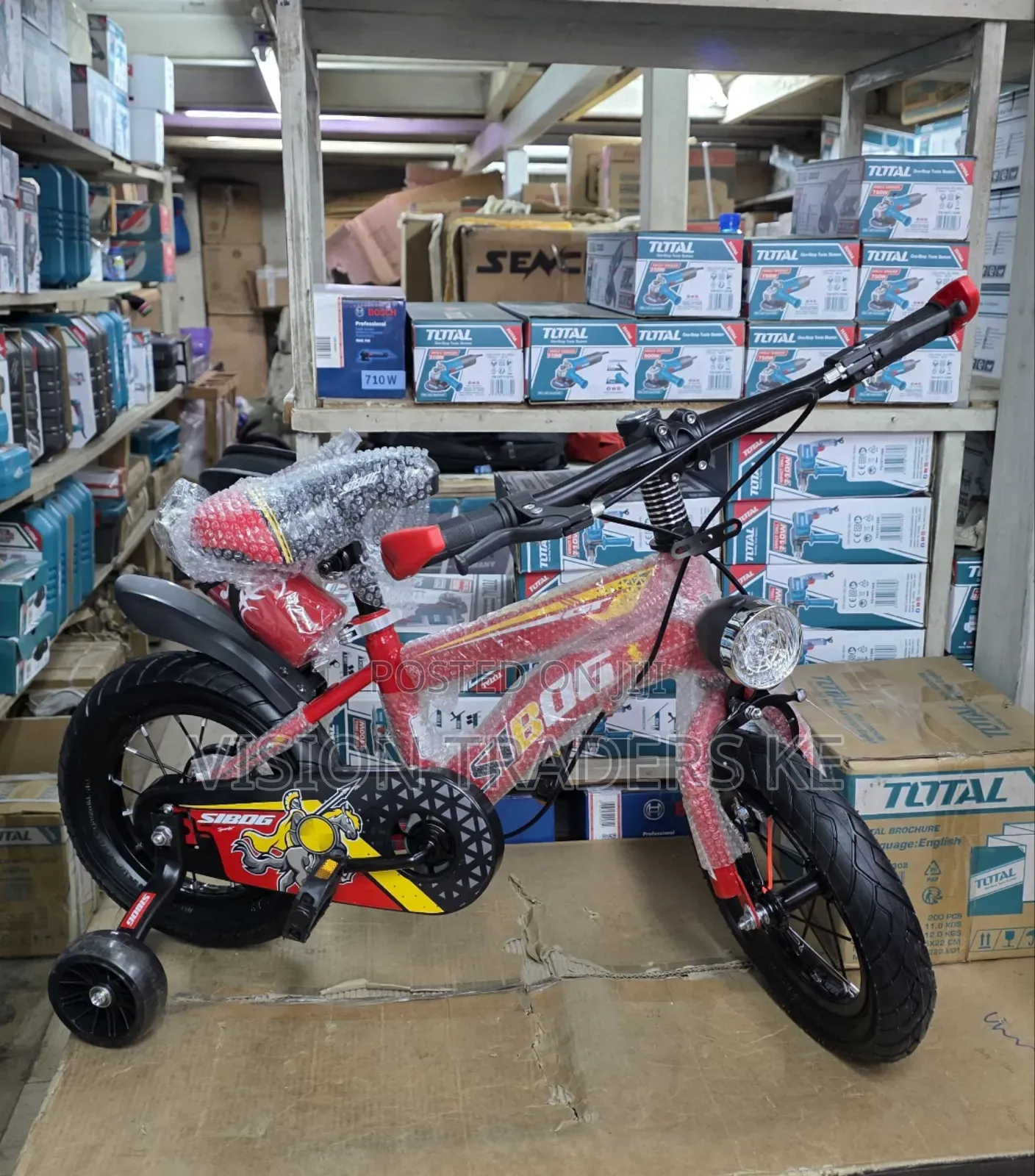 SIBOG SIZE 12 Kid Bicycle With Wheel Support