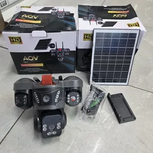 V380 AOV Solar 4G CCTV Camera 24/7 Recording
