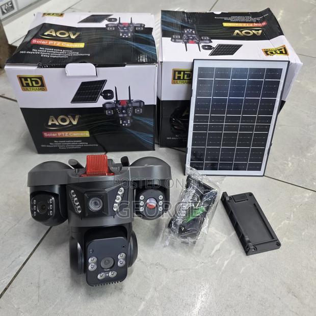 V380 AOV Solar 4G CCTV Camera 24/7 Recording - main view