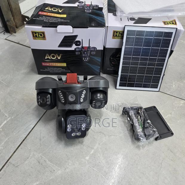 V380 AOV 4G Solar PTZ Camera With Motion Detection