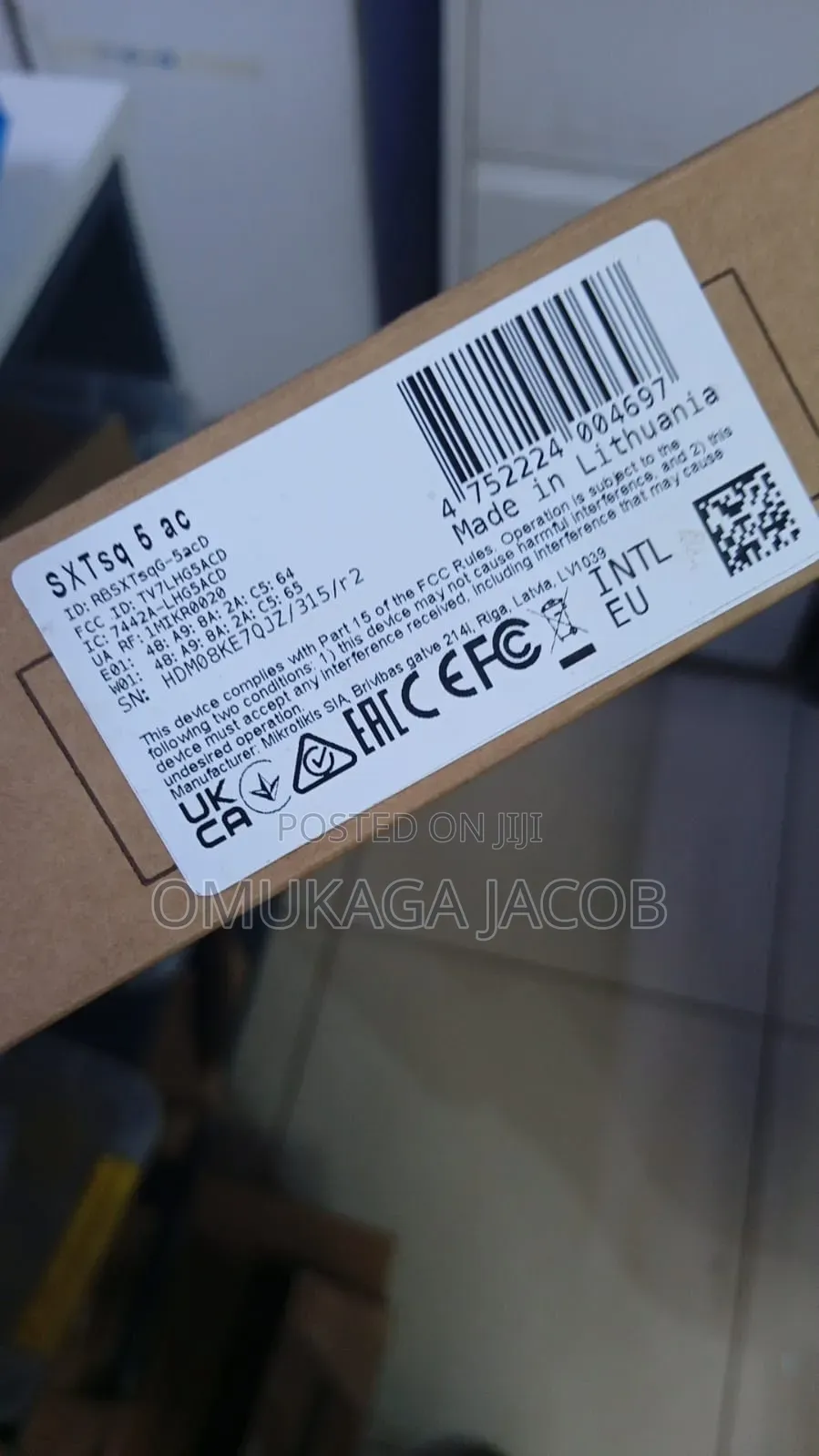 Mikrotik SXTSQ 5 AC | 16dbi, 5ghz Integrated Cpe
