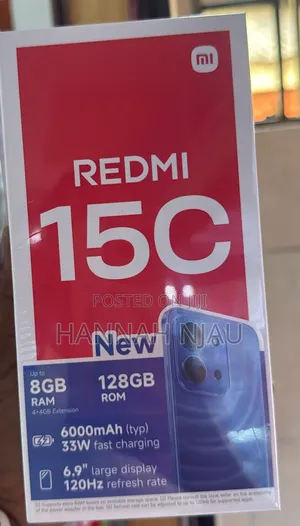 New Xiaomi Redmi 15C 4G 128 GB