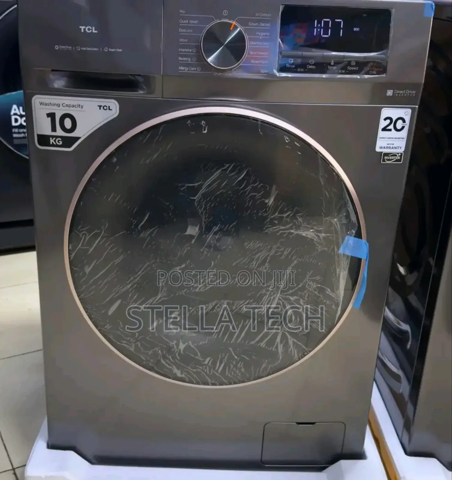 TCL P2110flg TCL 10kg Front Load Washing Machine,