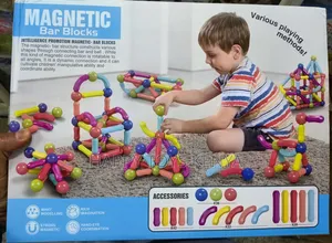 Magnetic Bar Blocks - 128 PCS