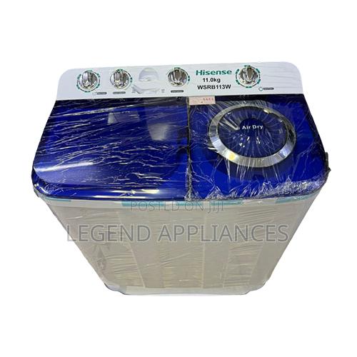 Hisense Washing Machine 11kg Twin Tub WSRB113W