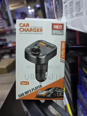 Wireless FM Radio and Bluetooth Car Modulator With Dual USB