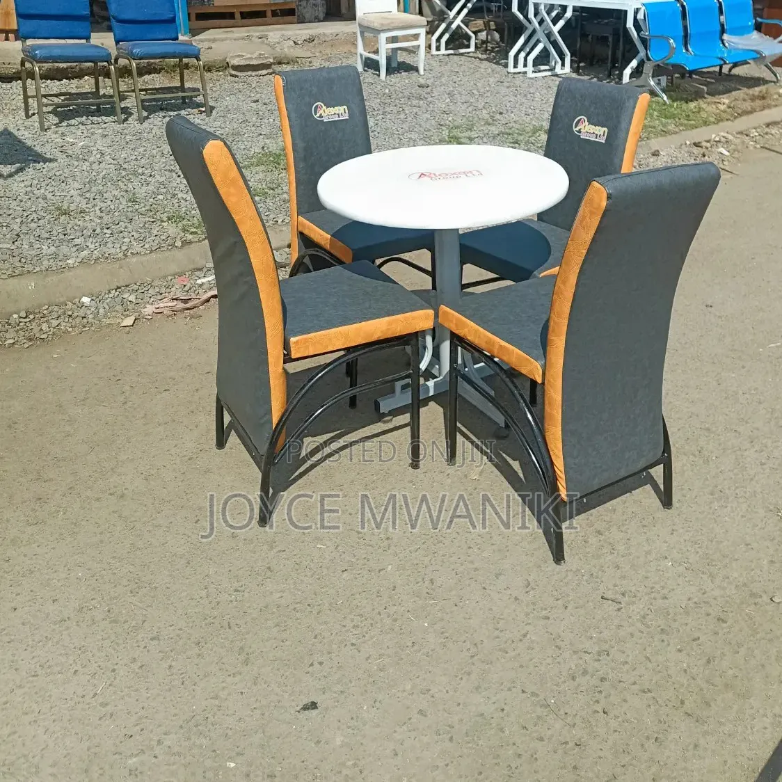 Restaurant Set, Branded Both Chairs and Table