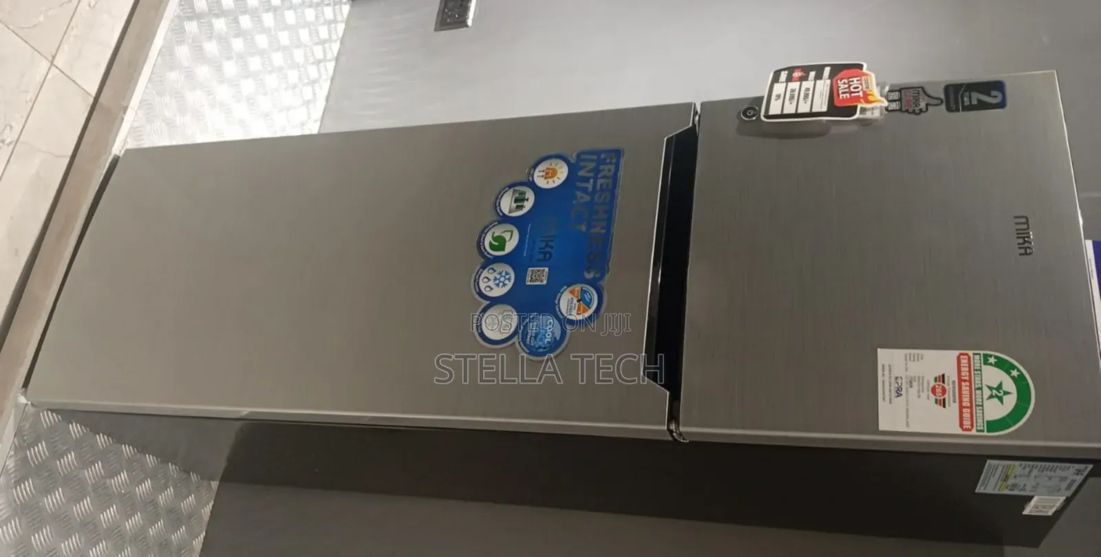 Mika 265vlitres Double Door Refrigerator