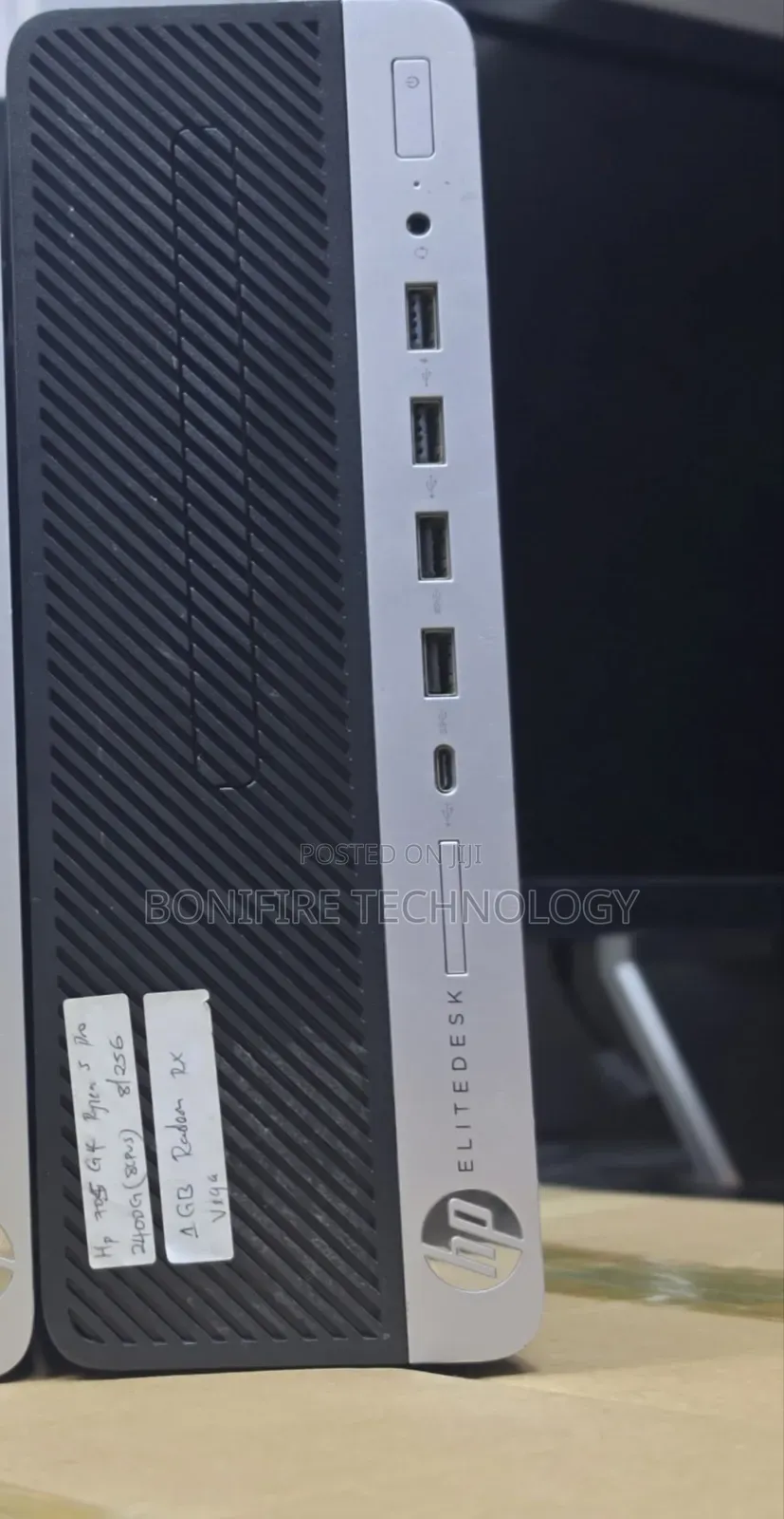 Desktop Computer HP EliteDesk 705 8GB AMD Ryzen 5 SSD 256GB