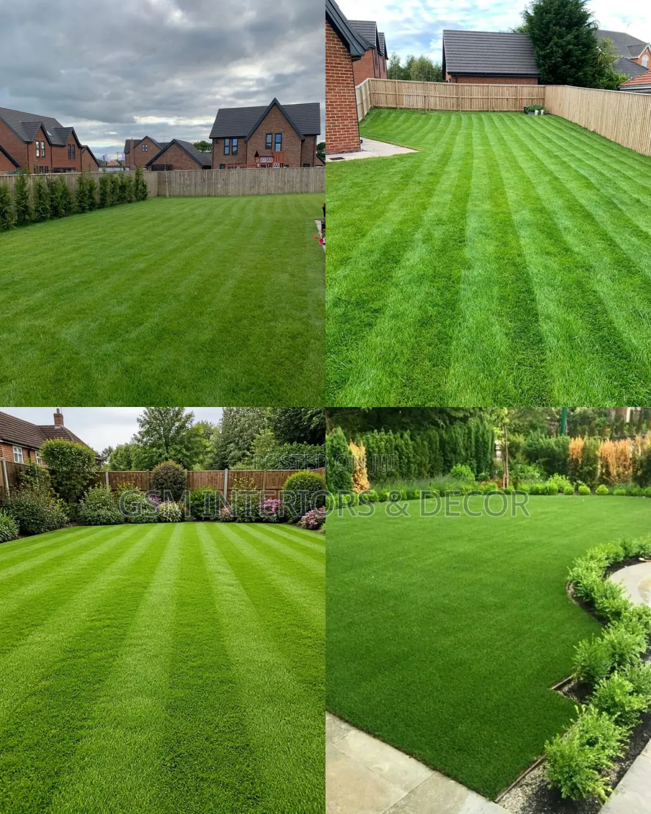 Artificial Green Grass Carpets for Outdoor Conditions