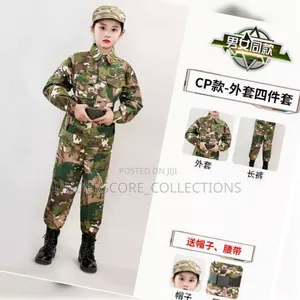Army Kids Cosplay Costume Set
