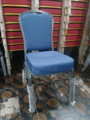 Blue Fabric Banquet Chair – Heavy-Duty Conference Event Chair