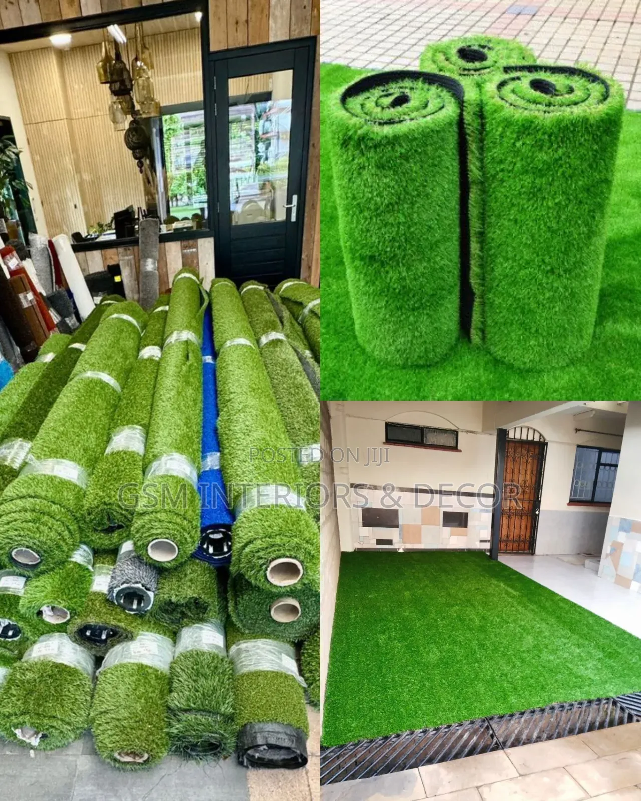 Atificial Green Grass Carpets of Fade Resistant