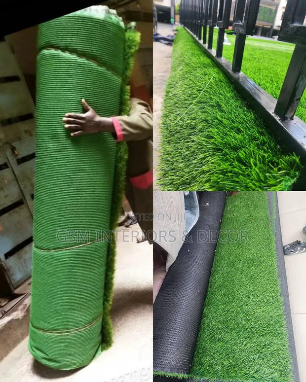 Artificial Green Grass Carpets With Poled Backing - main view