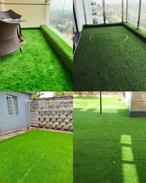 Artificial Green Grass Carpets Variants for Underneath Gluing