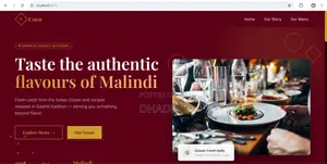 Modern Restaurant Website