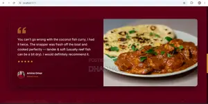 Modern Restaurant Website