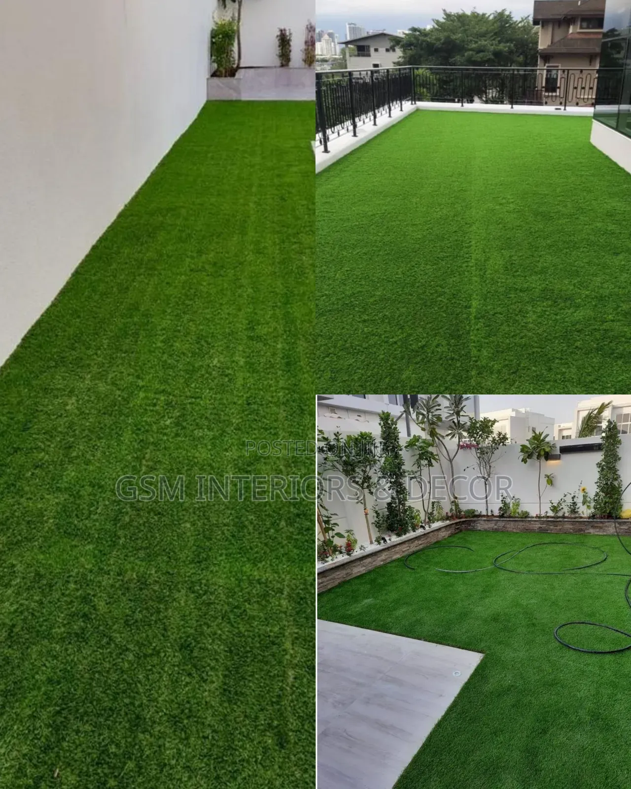 Artificial Green Grass Carpets in Domestic Application