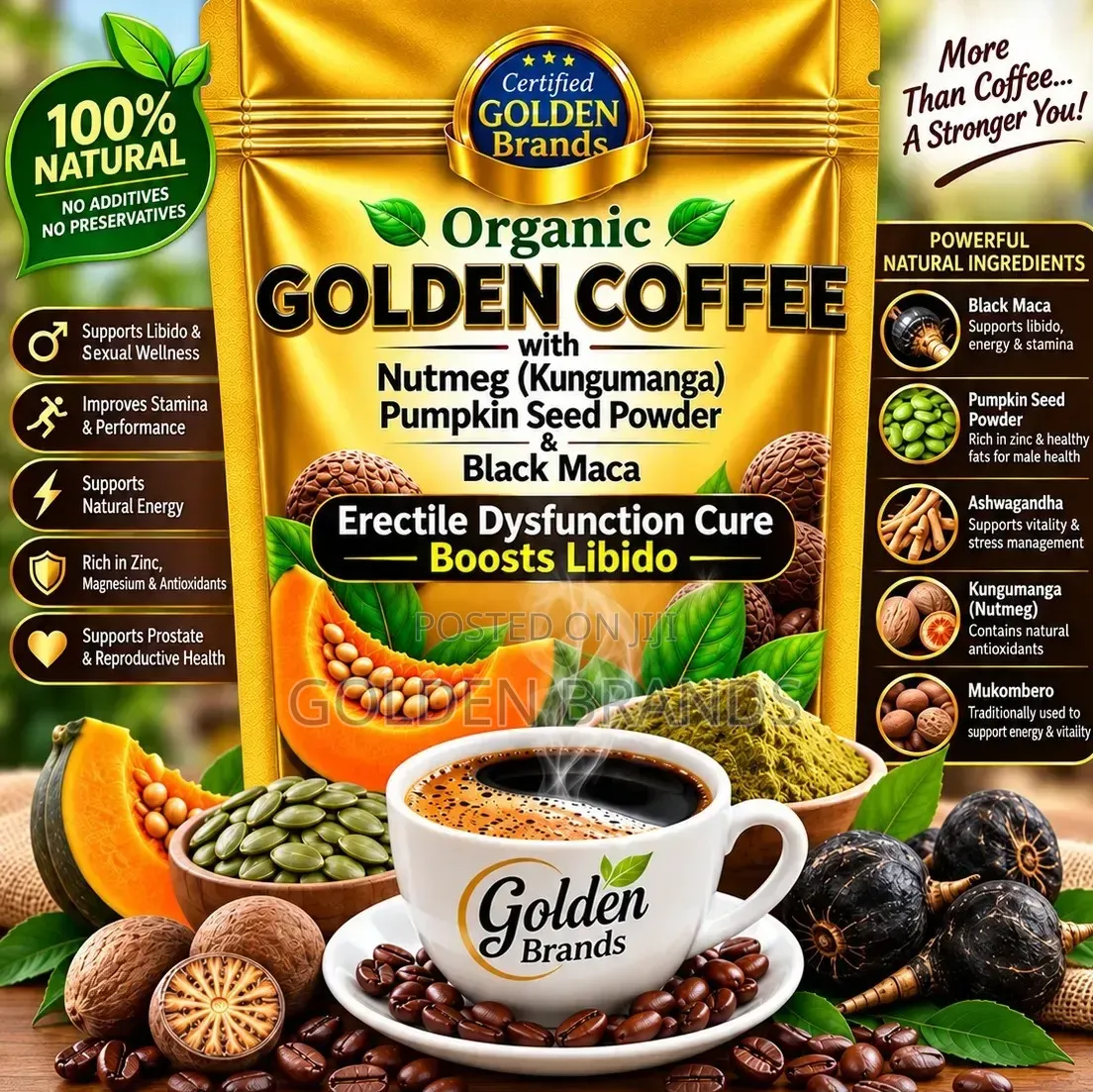 Golden Coffee, Manhood Increase Size 7 Days