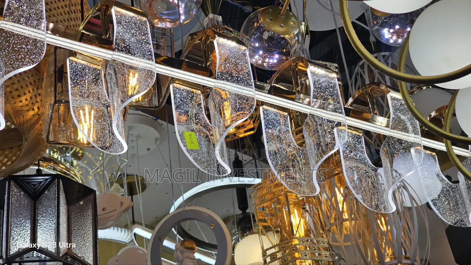 Straight Bar Led Chandelier