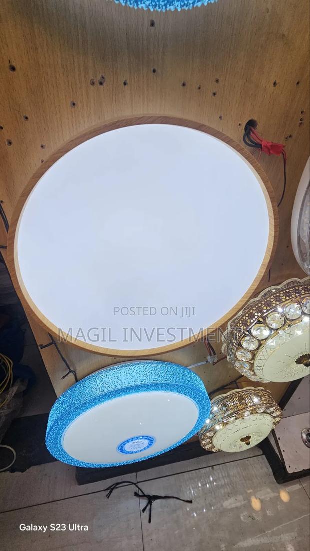 Wooden Led Ceiling Light - main view