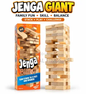 Giant Wooden Jenga Blocks – Large Stacking Tower Game
