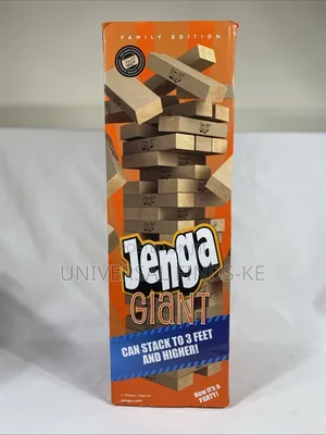 Giant Wooden Jenga Blocks – Large Stacking Tower Game